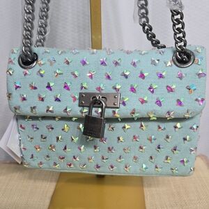 Kurt Geiger Mint  Crossbody with Gunmetal Hardware